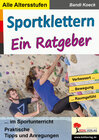 Buchcover Sportklettern - Ein Ratgeber