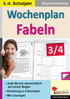 Buchcover Wochenplan Fabeln / Klasse 3-4