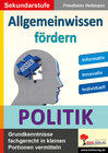 Buchcover Allgemeinwissen fördern POLITIK
