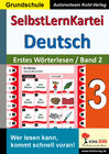 Buchcover SelbstLernKartei Deutsch 3
