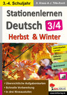 Buchcover Stationenlernen Deutsch - Herbst & Winter / Klasse 3-4