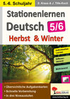 Buchcover Stationenlernen Deutsch - Herbst & Winter / Klasse 5-6