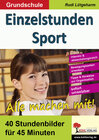Buchcover Einzelstunden Sport / Grundschule