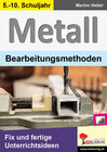 Buchcover METALL - Bearbeitungsmethoden