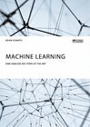 Buchcover Machine Learning. Eine Analyse des State of the Art