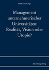 Buchcover Management unternehmerischer Universitäten