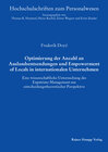 Buchcover Optimierung der Anzahl an Auslandsentsendungen und Empowerment of Locals in internationalen Unternehmen