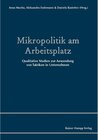 Buchcover Mikropolitik am Arbeitsplatz