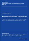 Buchcover Karrieremuster deutscher Führungskräfte