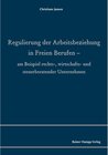 Buchcover Regulierung der Arbeitsbeziehung in Freien Berufen