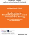 Buchcover Genderbezogene Erschließungsprozesse in der Ökonomischen Bildung