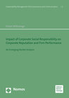 Buchcover Impact of Corporate Social Responsibility on Corporate Reputation and Firm Performance