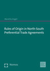 Buchcover Rules of Origin in North-South Preferential Trade Agreements