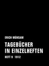 Buchcover Tagebücher in Einzelheften. Heft 9