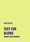 Buchcover Text fur Aliens