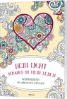 Buchcover Dein Licht strahlt in mein Leben - Ausmalbuch