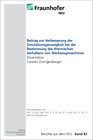 Buchcover Beitrag zur Verbesserung der Simulationsgenauigkeit bei der Bestimmung des thermischen Verhaltens von Werkzeugmaschinen