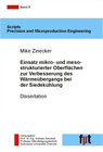 Buchcover Einsatz mikro- und mesostrukturierter Oberflächen zur Verbesserung des Wärmeübergangs bei der Siedekühlung