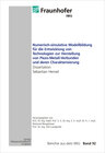 Buchcover Numerisch-simulative Modellbildung für die Entwicklung von Technologien zur Herstellung von Piezo-Metall-Verbunden und d