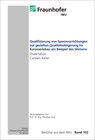 Buchcover Qualifizierung von Spannvorrichtungen zur gezielten Qualitätssteigerung im Karosseriebau am Beispiel des Shimens