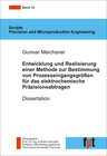 Buchcover Entwicklung und Realisierung einer Methode zur Bestimmung von Prozesseingangsgrößen für das elektrochemische Präzisionsa
