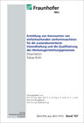 Buchcover Ermittlung von Kennwerten von einfachwirkenden Umformmaschinen für die zustandsorientierte Instandhaltung und die Qualif