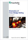 Buchcover Kinematics of Cross Wedge Rolling