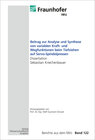 Buchcover Beitrag zur Analyse und Synthese von variablen Kraft- und Wegfunktionen beim Tiefziehen auf Servo-Spindelpressen