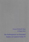 Buchcover Das Siedlungsareal von Neuendorf