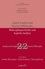 Buchcover Analysis and Explication in 20th Century Philosophy