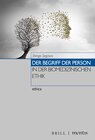 Buchcover Der Begriff der Person in der biomedizinischen Ethik