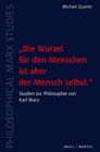 Buchcover „Die Wurzel für den Menschen ist aber der Mensch selbst.“