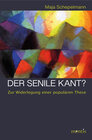 Buchcover Der senile Kant?