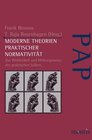Buchcover Moderne Theorien praktischer Normativität
