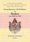 Buchcover Stempelgesetze und Gebühren in Baden von 1628 bis 1952