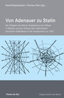 Buchcover Von Adenauer zu Stalin