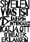 Buchcover 15 Jahre Intendanz Katja Ott am Theater Erlangen