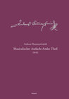 Buchcover Andreas-Hammerschmidt-Werkausgabe Band 2: Musicalischer Andacht Ander Theil (1641)