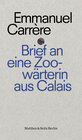 Buchcover Brief an eine Zoowärterin aus Calais