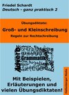 Buchcover Übungsdiktate: Groß- und Kleinschreibung. Regeln zur Rechtschreibung mit Beispielen und Wortlisten / Deutsch - ganz prak