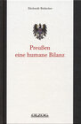 Buchcover Preußen - eine humane Bilanz