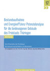 Buchcover Bestandsaufnahme und Energieeffizienz-Potenzialanalyse für die landeseigenen Gebäude des Freistaats Thüringen