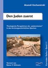 Buchcover Den Juden zuerst