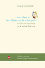 Buchcover Aber dass es den Winter nicht selber friert