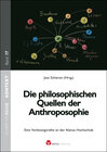 Buchcover Die philosophischen Quellen der Anthroposophie