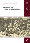 Buchcover Hausmusik im 17. und 18. Jahrhundert