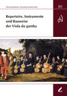 Buchcover Repertoire, Instrumente und Bauweise der Viola da gamba