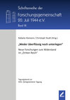 Buchcover „Weder überflüssig noch unterlegen“