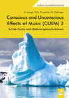 Buchcover Conscious and Unconscious Effects of Music (CUEM) 2