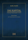 Buchcover Das Kapital - Karl Marx. Hamburger Originalausgabe von 1867